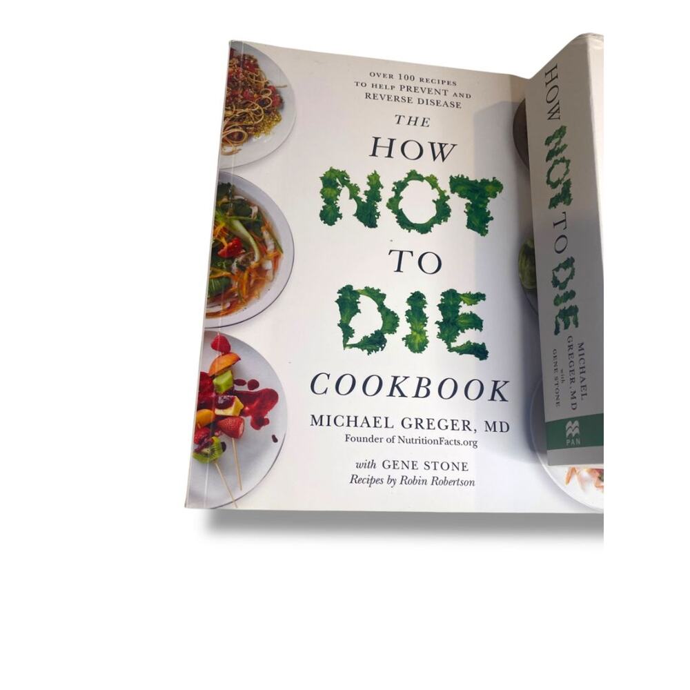 Set of How Not to Die Book and Cookbook Michael Greger Gene Stone - Picture 2 of 7